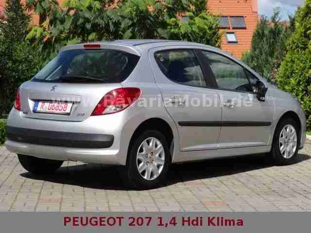 Peugeot 207 1,4 Hdi Klima, 5tg., Facelift, FESTPREIS!