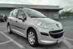 207 SW, Kombi, silber, 52TKM, Klima, MP3,