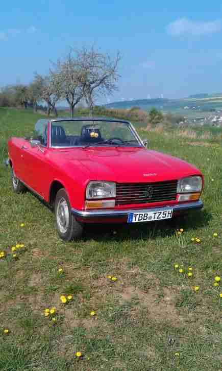 Peugeot 304 Cabrio S Oldtimer H-Kennzeichen. TÜV neu