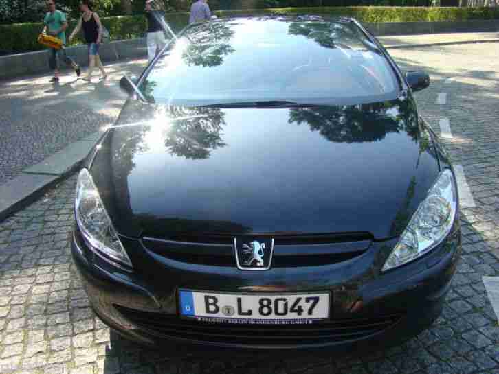 Peugeot 307 CC 135 / HU/AU NEU!!! bis 7/2016, rot-schwarzes Leder!!!