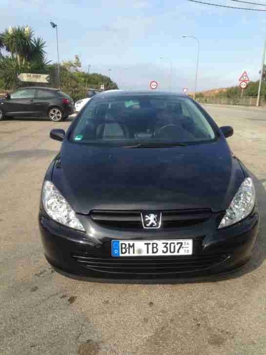 Peugeot 307 CC Cabrio Automatik Leder schwarz MALLORCA