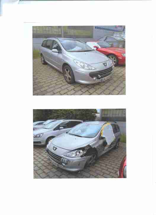 Peugeot 307 HDi Break 135 Aut. Tendance, 92368km, Unfallauto