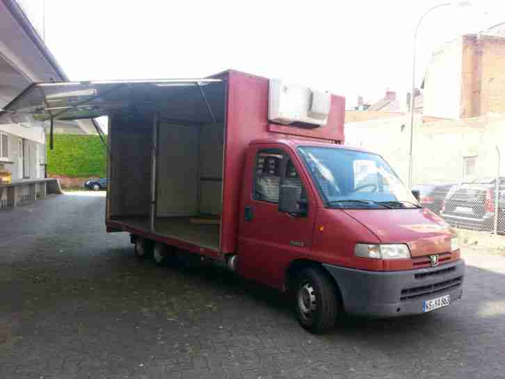 Peugeot Boxer Turbo D LKW 4, 5t Koffer Sonderbau Rampe