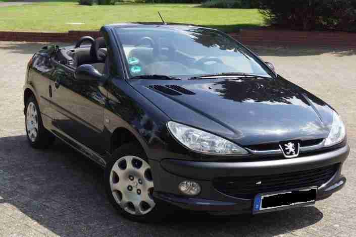 Peugot 206 Cabrio mit el.Stahldach 151000 km 2003 AB 1