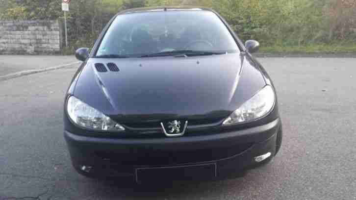 Peugot 206 Schwarz Met.1,2 60Ps.Tüv 9/016