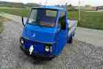 Piaggio Ape Car P3 in 2009 komplett restauriert, 225