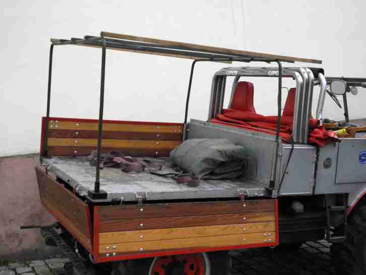 Planengestell für Unimog mit Plane
