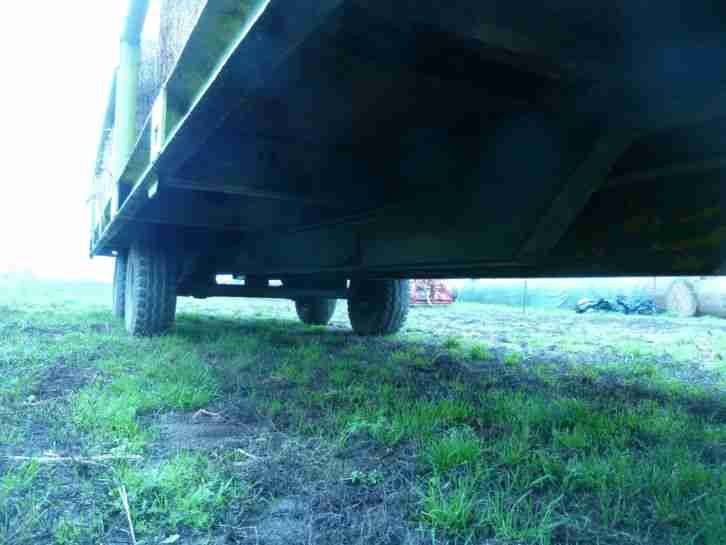 Plattformwagen, Ballenwagen, Anhänger, Tieflader