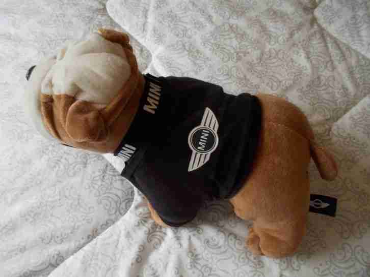 Plüsch Bulldogge von Mini - Original! Hund - Mini Cooper S - Wie neu! Plüschtier