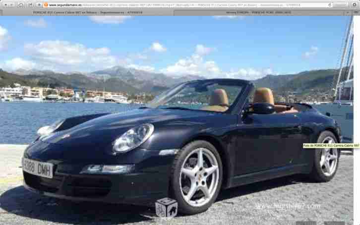 911 Cabrio 997 85.000 km Top Zustand Standort