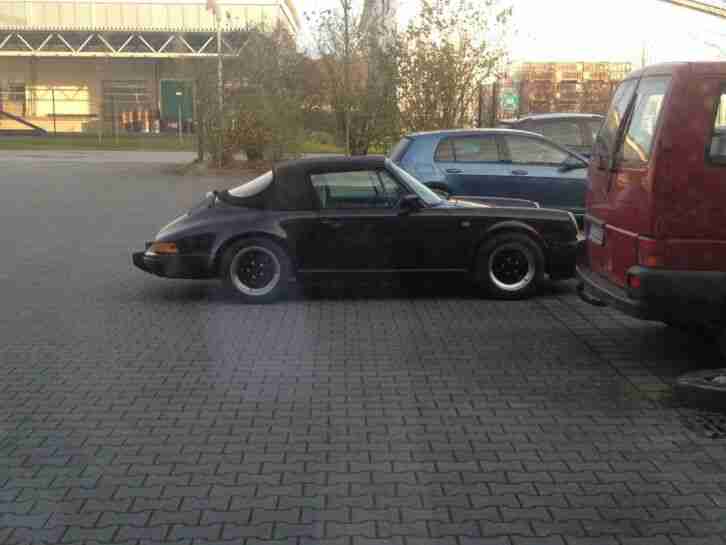 Porsche 911 Carrera 3,2 L Cabrio ,G50 Getriebe,Schwarz met.Turbo sitze