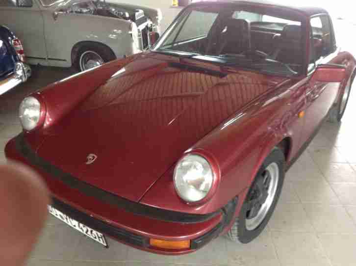 Porsche 911 SC Targa Deutsches Auto mit neuen TÜV u. H-Zulassung