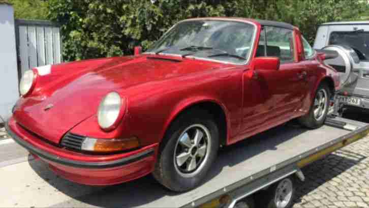 Porsche 911 Targa F-Modell Ölklappe 1972 Deutsches Auto