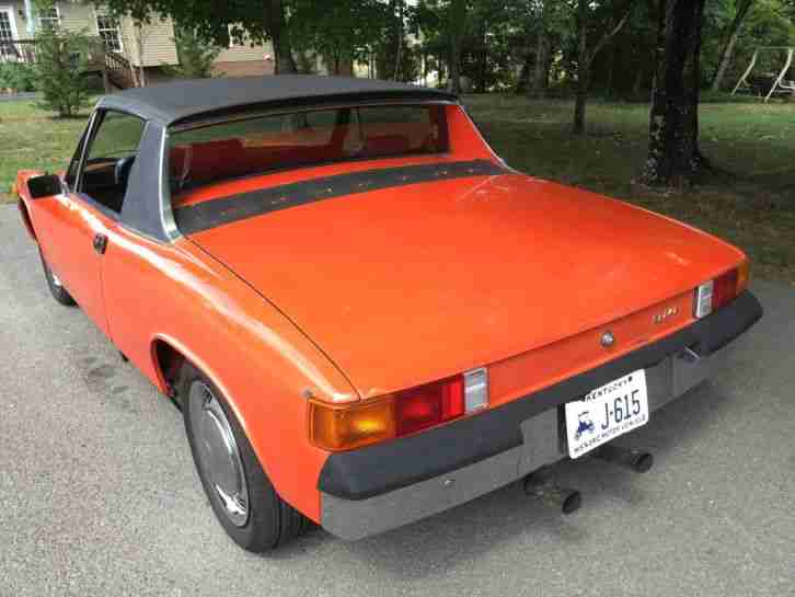 Porsche 914 1.7 Nr. 606 Targa Baujahr 11/1969 - Garagenfund - Original Lack -