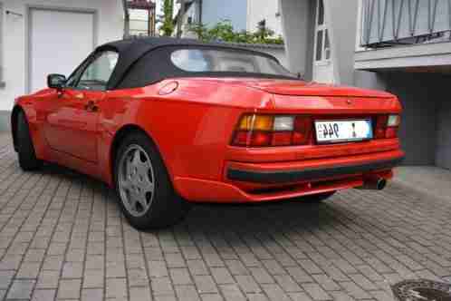 Porsche 944 S2 Cabriolet TOP Zustand,1 Vorbesitzer, Rot, 126.700km, Deutsches FZ