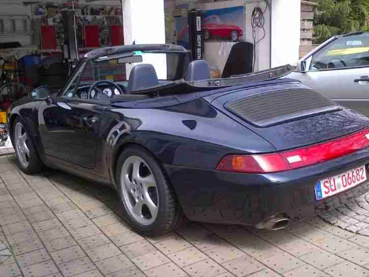 993 911 Cabrio 7 96 210 kw blau blau ca. 150