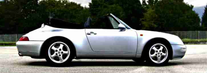 Porsche 993 C2 Cabrio/GRAU/111000KM/MOD 1994/200KW/General überholt/WIE NEU