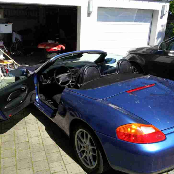 Boxster 117tkm Hardtop blau met. EZ 2 2000, 2,