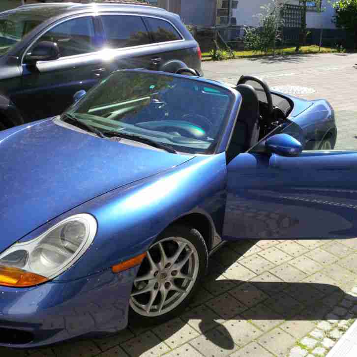 Porsche Boxster 117tkm Hardtop blau met. EZ 2/2000,2,5 ltr. Klima, Leder