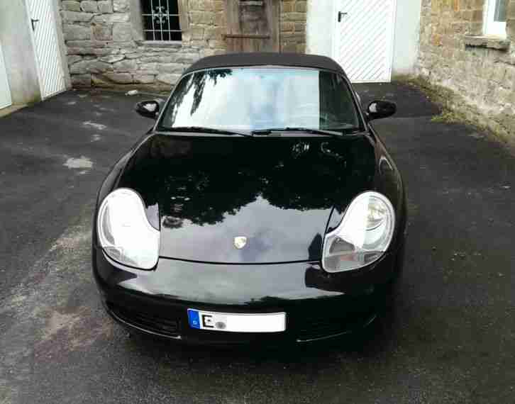 Porsche Boxster 2,7 220 PS schwarz Vollleder TÜV neu 96tkm