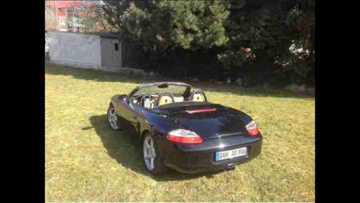 ???? Porsche Boxster 986 Cabrio Black-Beige 911 Felgen mit Turbo Soundkulisse ????