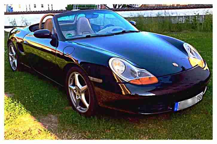 Boxster 986 Cabrio Black Beige 911 Felgen mit