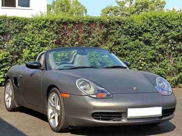 Boxster ATM, Leder, Klima, Folie Graumatt, ..