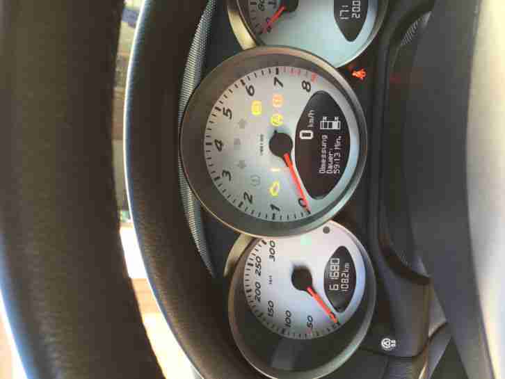 Porsche Boxster S Klappe Navi LED TÜV KD neu Top Zustand 8 Fach bereift