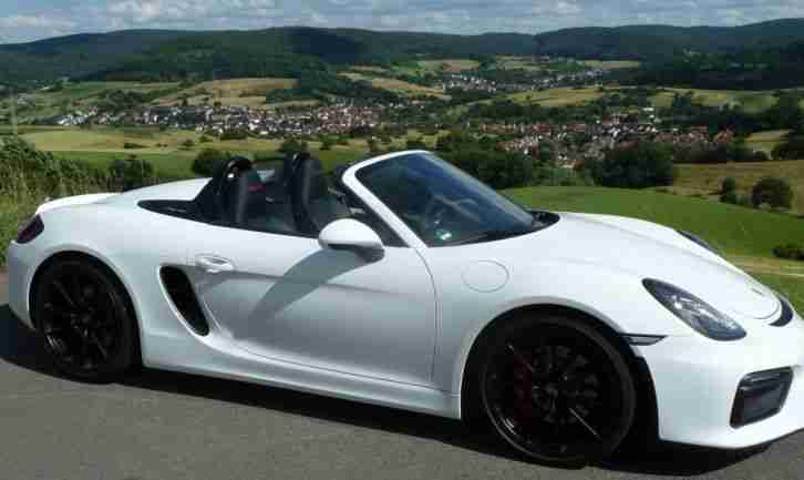 Porsche Boxster Spyder 2016 weiß