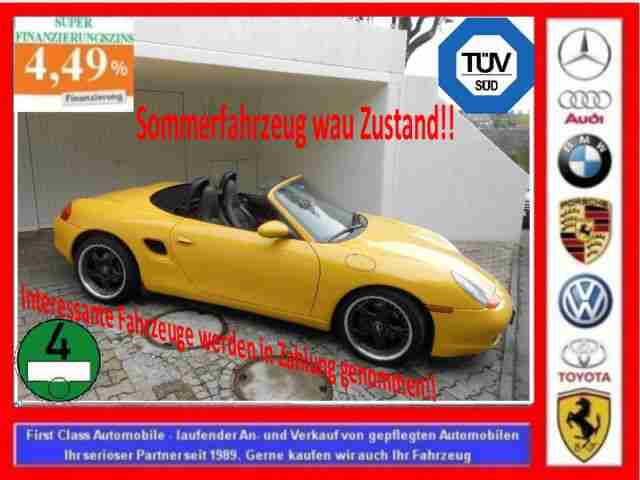 Boxster WAU ZUSTAND! MODELL:2001