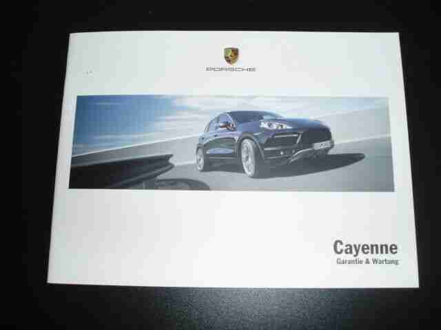 Porsche Cayenne Serviceheft