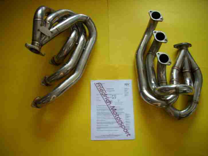 Porsche RS 2,7L F-Modell Stainlees Steel Header Collektor Stainlees Steel New
