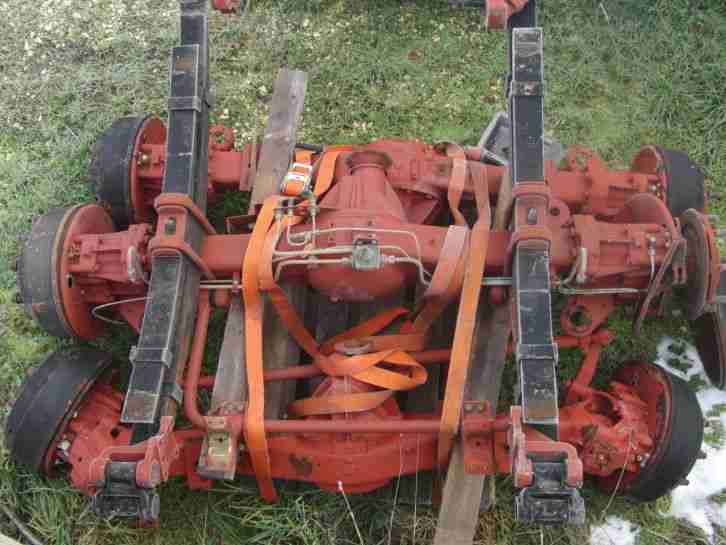 Portalachsen Achse Portal axles 2x Hinterachse 1x Vorderachse