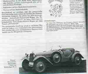 Presseartikel zu Stoewer Automobile ( Oldtimer)