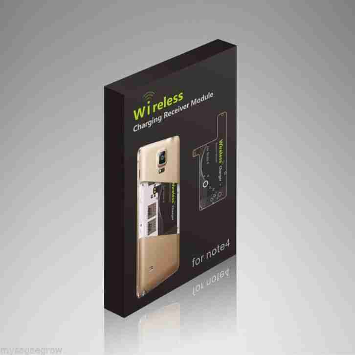Qi Wireless Ladegerät Charging Empfänger für Samsung Galaxy Note 4