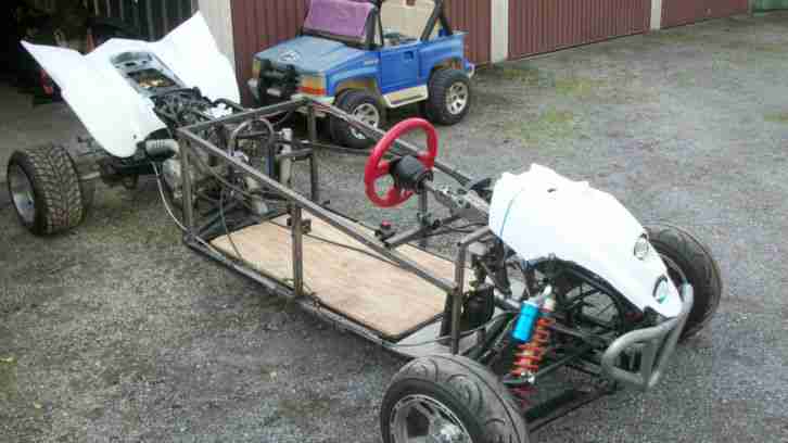 Quadumbau zum "Rennwagen"