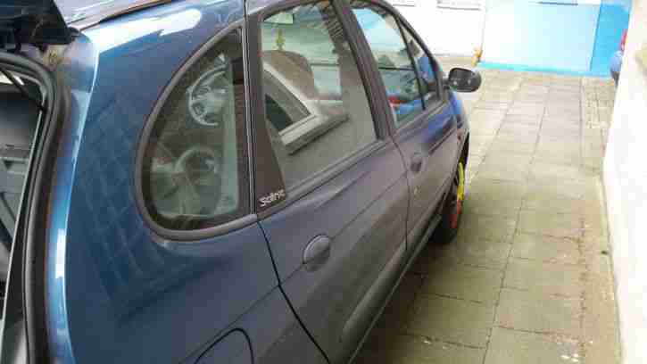 RENAULT MEGANE SCENIC 1,6e EZ 12/98 TÜV 10.2014 136TKM GRÜNE PLAKETTE
