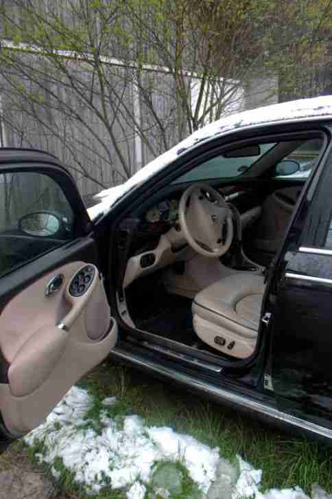 ROVER 75 2,5 L V 6 CELESTE SCHWARZ LEDERAUSSTATTUNG HELLBEIGE RADIO/CD