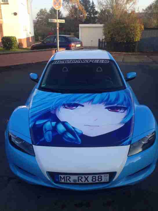 RX 8 Showcar mit Motorproblem