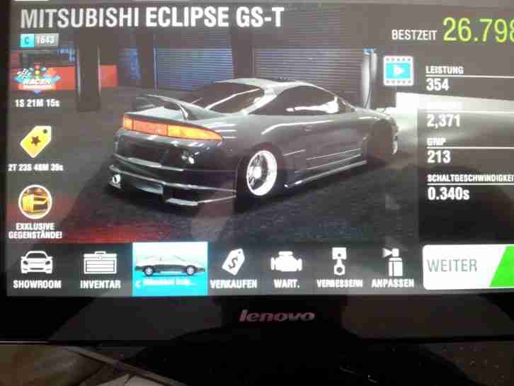 Racing Rivals Mitsubishi Eclipse GS T