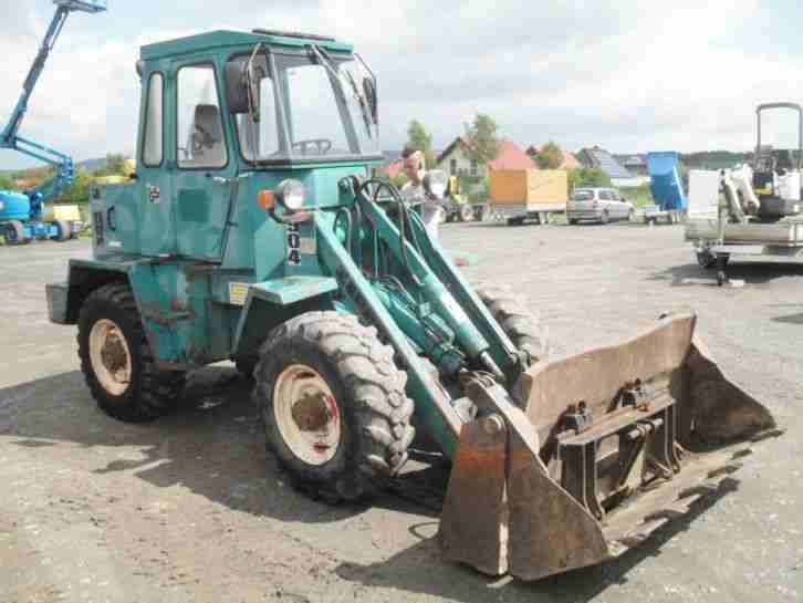 Radlader Hoflader Schaeff 904 Klappschaufel Palettengabel Hyd.Schnellwechsler