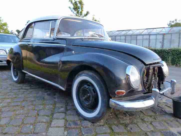 Rarität DKW 1000S coupe deluxe Bj1963 schwarz/weiß - brauchbare Basis - Papiere