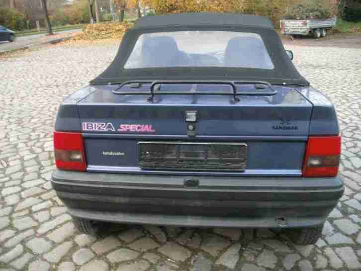 " Rarität " Seat Ibiza Cabrio Youngtimer auf den Weg zum Oldtimer