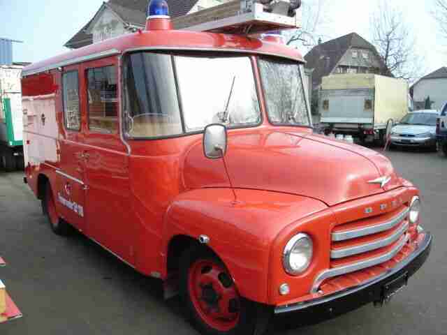 Rarität:Veteranenfahrzeug Opel Blitz Feuerwehrauto Jg.1960