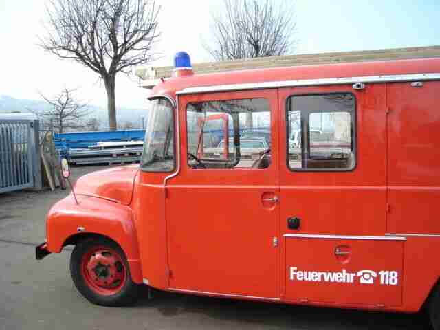 Rarität:Veteranenfahrzeug Opel Blitz Feuerwehrauto Jg.1960