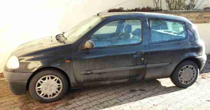 Renault Clio B 1.4 RT E7J Motor ohne TÜV BJ 1999 grüne Plakette 8-fach bereift