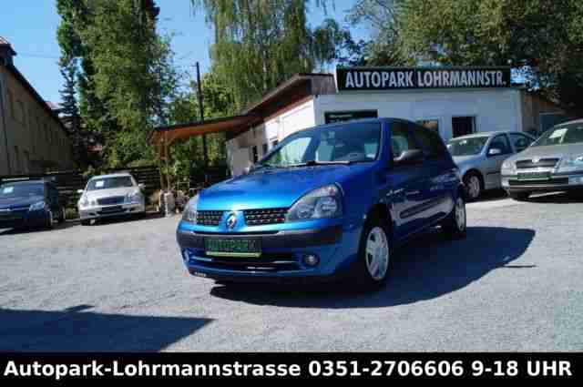 Clio II Authentique 1.Hand Klima TÜV neu