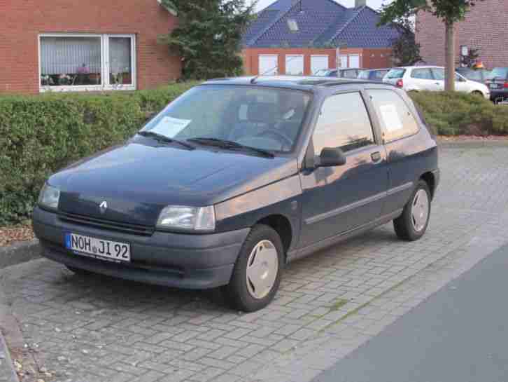 Clio blau nur 55.341 km Bj 1992 TÜV 2 2014