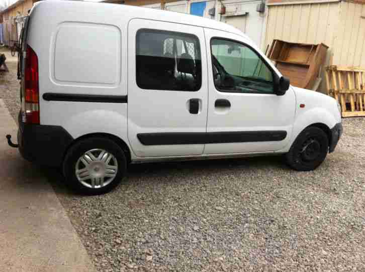 Renault Kangoo, BJ 2005, 102400 km, AHK, weiß