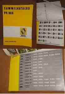 Renault Katalog Sammelkatalog PR 900